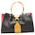Autre Marque Three Colors Leather Handbag Black  ref.602930