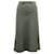 Theory High Rise Midi Skirt in Grey Viscose  Cellulose fibre  ref.602960