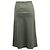 FALDA Midi Theory High Rise en Viscosa Gris - vista 3