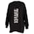 Rick Owens Drkshdw-Logo-Print Oversize-Sweatshirt aus schwarzer Baumwolle  ref.603281