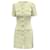 Maje Rillio Bouclé-Tweed-Kleid aus ecrufarbener Baumwolle Weiß Roh  ref.603361