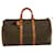 Louis Vuitton Keepall 50 Brown Cloth  ref.603535