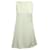 Maison Martin Margiela Mini robe sans manches en lin ivoire Blanc Écru  ref.603558
