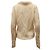 Autre Marque Acne Studios Pullover mit Zopfmuster aus cremefarbenem Acryl - Ansicht 3