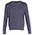 Apc NO.P.C. Suéter tricotado com gola redonda em algodão azul  ref.603861