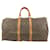 Louis Vuitton Monograma Keepall 55 Bolsa de viagem Boston Couro  ref.603938