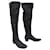 Gucci thigh high boots p 37 Black Leather Cloth  ref.604020
