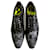 Sapatos Philipp Plein camuflado classe caveira Preto Cinza Cinza antracite Couro  ref.604068