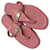 Chanel Sandalen Pink Leder  ref.604149