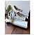 Décolleté Peep-toe Valentino in pelle nero e greggio 39 Bianco Crudo Bianco sporco - vista 2