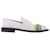 JW Anderson Elastic Loafer in White Leather  ref.604249