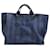 Chanel Deauville Einkaufstasche aus blauem Baumwolldenim Baumwolle  ref.604270
