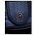 Borsa tote Chanel Deauville in denim di cotone blu - vista 7