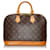Louis Vuitton Brown Monogram Alma PM Leather Cloth  ref.604372