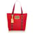 Louis Vuitton Red Antigua Cabas MM Rot Lila Leinwand Tuch  ref.604466