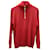 Brunello Cucinelli Jersey de cuello alto acanalado en lana roja  ref.604571