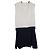 Bi Schwarz/Ecru Kleid Alexander WANG Aus weiß
