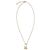 Jacquemus Collana Le Chiquito in ottone dorato
