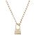Jacquemus Collana Le Chiquito in ottone dorato - vista 2