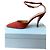 Philippe Model Riemchenpumps Wildleder Orange