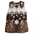 Blusa top de seda Dolce & Gabbana Marrom  ref.605360