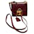 Salvatore Ferragamo Clutch bags Dark red Gold hardware Leather  ref.605427
