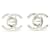 Chanel CLIP TURNLOCK CC SILVER L Silvery Metal  ref.605433