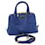 Saffiano Mini bolsa de mão PRADA couro safiano 2maneira Blue Auth 30321NO Azul  ref.606027