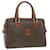 Céline CELINE Macadam Canvas Hand Bag PVC Leather Brown Auth ki2052  ref.606189