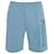 Alexander McQueen shorts de punto con logo estampado Azul Algodón  ref.606504