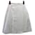 Chanel  Classic Hole Skirt White Cotton  ref.606570