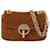 Vanessa Bruno Sac Nano Moon en Cuir Marron  ref.606588