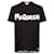 Alexander Mcqueen Alexander Mc Queen - T-shirt à logo imprimé noir Black Cotton  ref.606902
