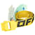 Off White OFF-WHITE - Ceinture jaune à bande logo petite boucle Yellow Polyamide Nylon  ref.606905