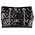 Borsa tote Chanel con tasca frontale in pelle verniciata nera Nero  ref.607032