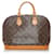 Louis Vuitton Brown Monogram Alma PM Leather Cloth  ref.607357