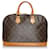 Louis Vuitton Brown Monogram Alma PM Leather Cloth  ref.607408