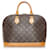 Louis Vuitton Brown Monogram Alma PM Leather Cloth  ref.607465