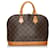 Louis Vuitton Brown Monogram Alma PM Leather Cloth  ref.607950