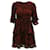 Ganni Beaumont Mini Dress in Floral Print Viscose Cellulose fibre  ref.608272