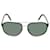 Gafas de sol de metal estilo aviador de Prada Negro  ref.608298
