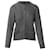 Maje Open Front Jacket in Silver Tweed Silvery Metallic Cotton  ref.608310