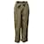 Pantaloni a gamba larga con cintura Acne Studios in lyocell verde  ref.608323