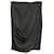 Jupe crayon drapée Emporio Armani en polyester noir  ref.608331