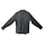 Gucci Slim Fit Langarm-Hemd mit Knopfleiste vorne aus schwarzer Baumwolle  ref.608337