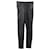 Maje Cropped-Stretch-Jeans aus schwarzem Leder  ref.608358