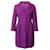 Alberta Ferretti Dress Coat in Purple Cotton  ref.608526