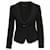 Blazer à simple boutonnage Emporio Armani en laine vierge noire  ref.608539