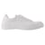 Alexander Mcqueen Deck scarpe da ginnastica in pelle bianca Bianco  ref.608566