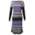 Vestido midi de malha estampado Missoni em poliéster multicolorido Multicor  ref.608588